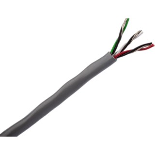 Belden 8777 Series Data Cable 3 Pairs 6 Cores 0.33 mm² 152 m Silver Sheath Polyvinyl Chloride 8777.00U152