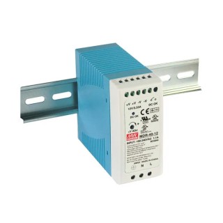 MEAN WELL MDR Switched Mode DIN Rail Power Supply 264V AC Input, 6V DC 6A Output, 30W MDR-40-5