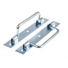 Pinet Zinc Plated Steel Carrying Handle Screw Fixing M4 Mounting Thread 187mm Width 49.6mm Length 49.6mm Load 826-149