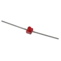 Broadcom 1.6 V Red Subminiature Through Hole LED HLMP-Q150