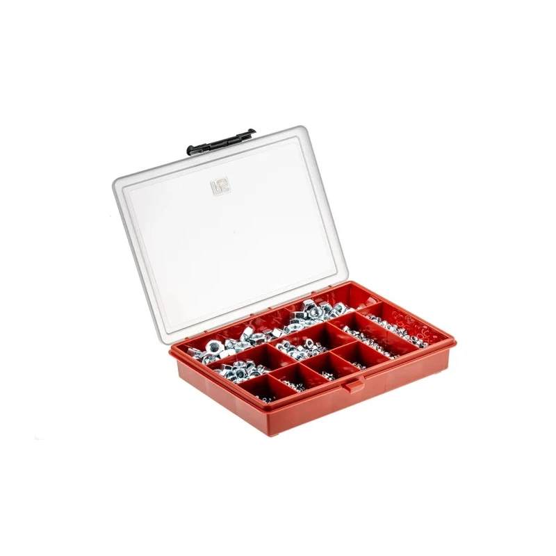 RS PRO Stainless Steel Hex Full Nuts Box 2140 Pieces Bright Zinc Finish DIN 934 823-881
