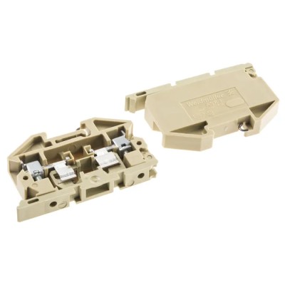 Weidmüller ASK Series 1-Level Fused DIN Rail Terminal 500V 6.3A Screw Connection 4mm² 0376860000