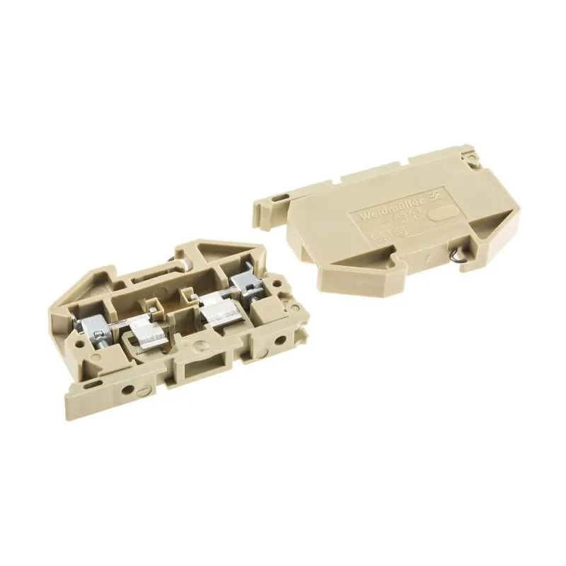 Weidmüller ASK Series 1-Level Fused DIN Rail Terminal 500V 6.3A Screw Connection 4mm² 0376860000