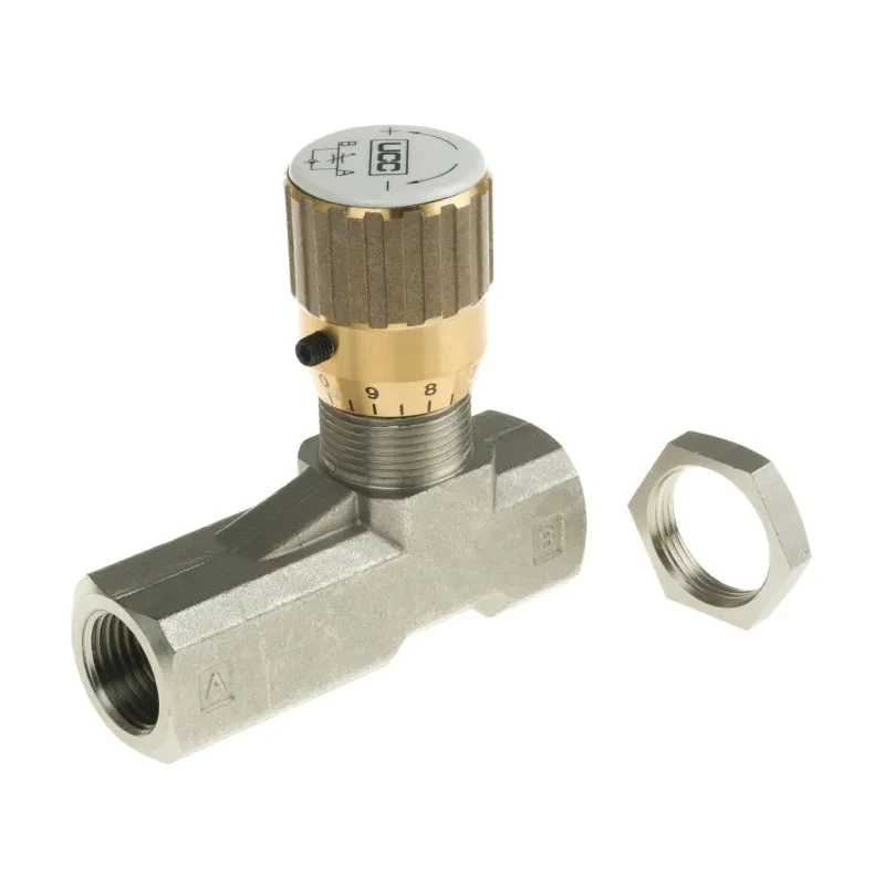 Parker In Line Mounting Hydraulic Flow Control Valve, G Connection, 210 bar Pressure, 8L/min Flow Rate SCV1702