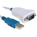 FTDI Chip RS232 Converter Cable USB Type A to DB9P RS232, 1 Port, 1Mbps, China 