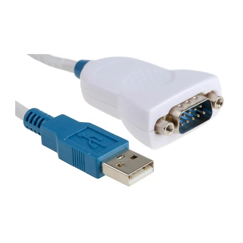FTDI Chip RS232 Converter Cable USB Type A to DB9P RS232, 1 Port, 1Mbps, China 