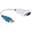 FTDI Chip RS232 Converter Cable USB Type A to DB9P RS232, 1 Port, 1Mbps, China 