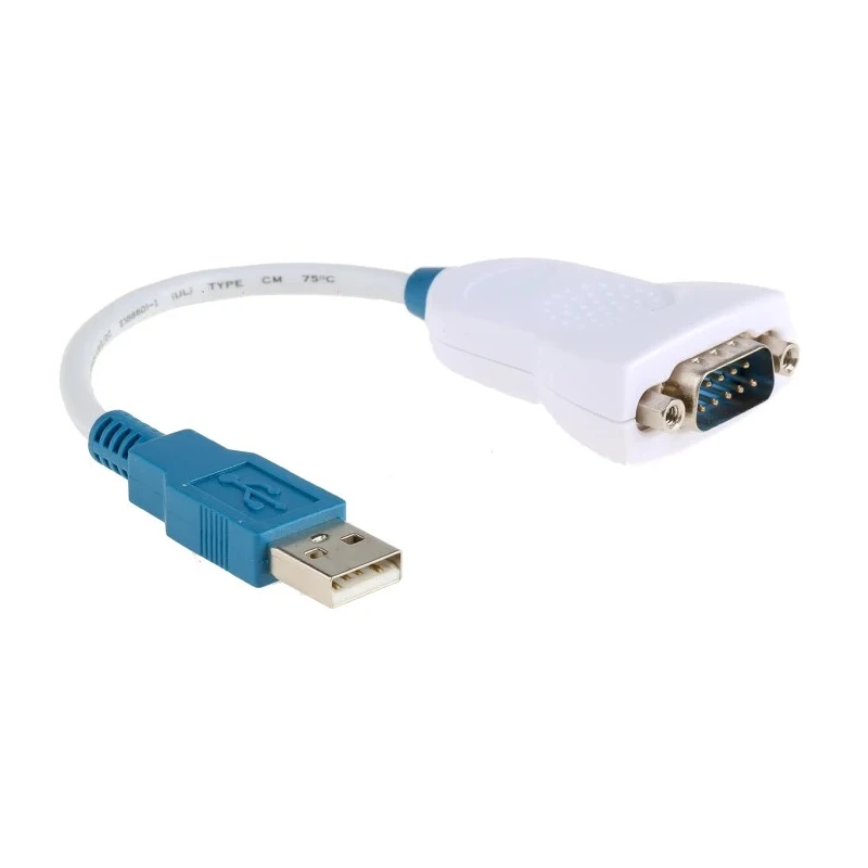 FTDI Chip RS232 Converter Cable USB Type A to DB9P RS232, 1 Port, 1Mbps, China 