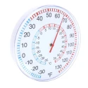RS PRO Dial Thermometer Stainless Steel Case Dual Scale 30cm Diameter 55°C Maximum Measurement 828-763