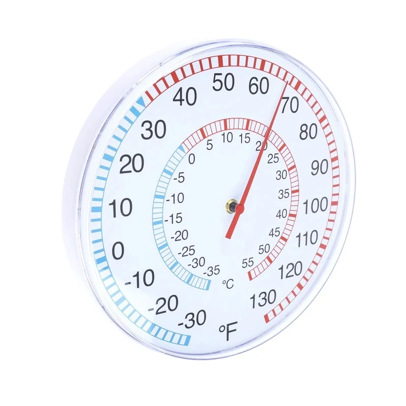 RS PRO Dial Thermometer Stainless Steel Case Dual Scale 30cm Diameter 55°C Maximum Measurement 828-763