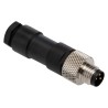binder Circular Connector, 3 Contacts, Cable Mount, M8 Plug Male, IP67, 60V 4A, Polyamide Housing, 768 Series 99 3379 00 03