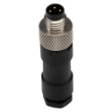 binder Circular Connector, 3 Contacts, Cable Mount, M8 Plug Male, IP67, 60V 4A, Polyamide Housing, 768 Series 99 3379 00 03