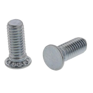 RS PRO Steel Passivated Zinc Plated Self-Clinching Stud M3 Thread Size 8 mm Length 827-338