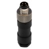 binder Circular Connector, Cable Mount, 4 Contacts, Male Plug, M8 Size, 4A Current, 30V Voltage, IP67, 768 99 3383 00 04