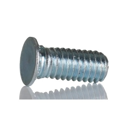 RS PRO Steel Passivated Zinc Plated Self-Clinching Stud M4 Thread Size, 10 mm Length, 5.9 mm Head Diameter 827-372