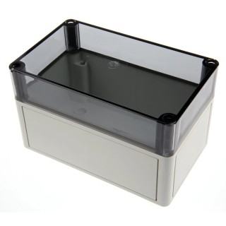 Spelsberg TK PS Series Grey Transparent Lid Polystyrene Enclosure IP66 IK07 111 mm x 180 mm x 110 mm 