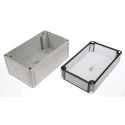 Spelsberg TK PS Series Grey Transparent Lid Polystyrene Enclosure IP66 IK07 111 mm x 180 mm x 110 mm 