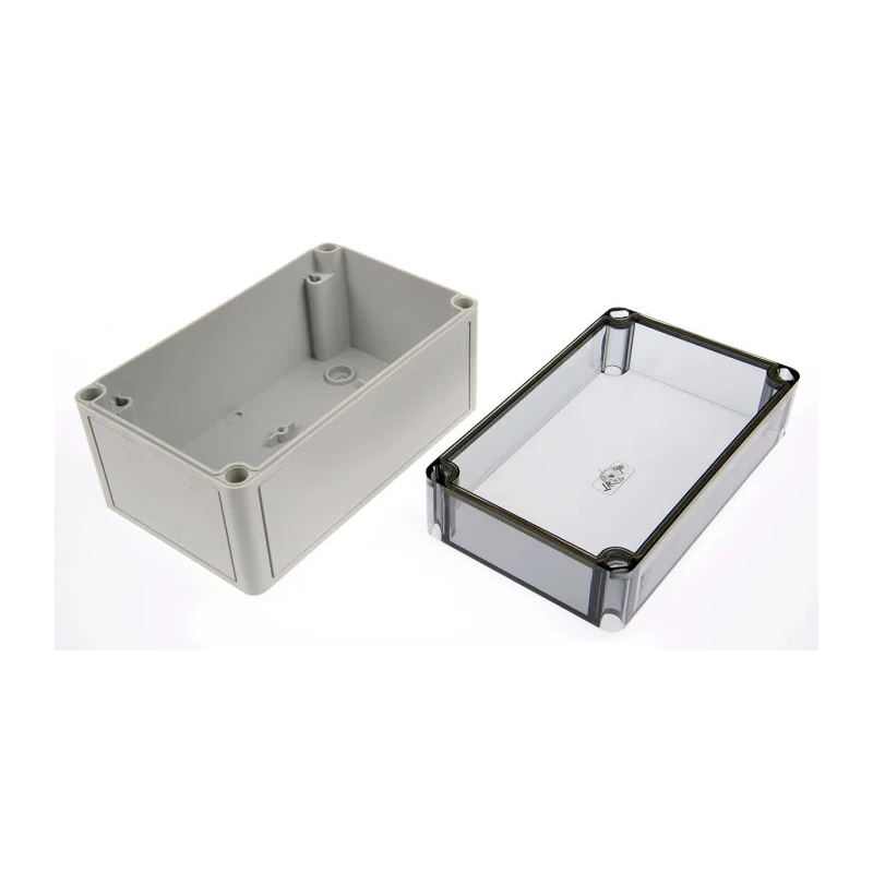 Spelsberg TK PS Series Grey Transparent Lid Polystyrene Enclosure IP66 IK07 111 mm x 180 mm x 110 mm 