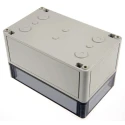 Spelsberg TK PS Series Grey Transparent Lid Polystyrene Enclosure IP66 IK07 111 mm x 180 mm x 110 mm 