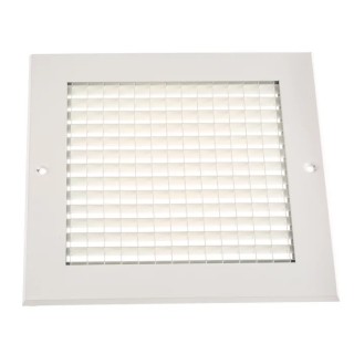 RS PRO White Aluminium Grille Eggcrate Slat 200 mm x 200 mm 32 mm Flange 432-665