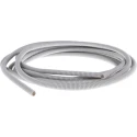 RS PRO 10 mm Nominal Diameter Uncoated Plastic Grey Conduit, 5m Length, IP55, Flame Retardant, Acid and Diesel 429-688