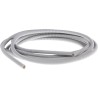 RS PRO 10 mm Nominal Diameter Uncoated Plastic Grey Conduit, 5m Length, IP55, Flame Retardant, Acid and Diesel 429-688