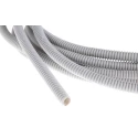 RS PRO 10 mm Nominal Diameter Uncoated Plastic Grey Conduit, 5m Length, IP55, Flame Retardant, Acid and Diesel 429-688