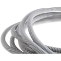 RS PRO 10 mm Nominal Diameter Uncoated Plastic Grey Conduit, 5m Length, IP55, Flame Retardant, Acid and Diesel 429-688
