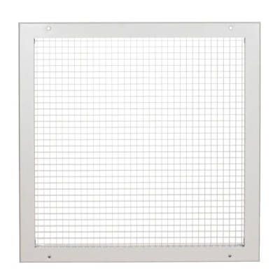 RS PRO Brown Aluminium Louvre, Parallel Slat, 450 mm x 450 mm 432-794