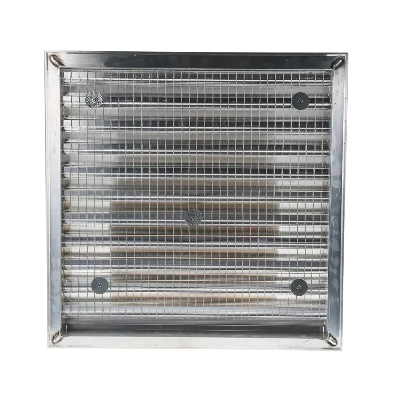 RS PRO Silver Aluminium Louvre Ventilation Grille Parallel Slat 450 mm 432-817