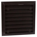 RS PRO Brown Aluminium Louvre Ventilation Grille Parallel Slat 300 mm 300mm 432-788