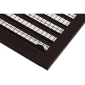 RS PRO Brown Aluminium Louvre Ventilation Grille Parallel Slat 300 mm 300mm 432-788