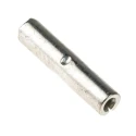 RS PRO Butt Splice Connector, Uninsulated, Tin, Copper Contact, Crimp Termination, 15mm Length, 0.5 to 1.5 mm² Wire 433-078