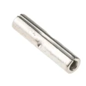 RS PRO Butt Splice Connector, Uninsulated, Tin, Copper Contact, Crimp Termination, 15mm Length, 0.5 to 1.5 mm² Wire 433-078
