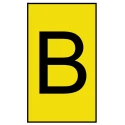 HellermannTyton Ovalgrip Pre-Printed Slide-On Cable Marker Black Legend, Yellow PVC, 2.5mm-6mm Cable Diameter, 901-10453
