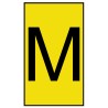 HellermannTyton Ovalgrip Slide-On Cable Marker, Black Legend, Yellow Marker, 2.5mm to 6mm Cable Diameter, PVC 901-10464
