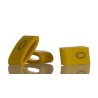 HellermannTyton Ovalgrip Slide-On Cable Marker, Black Legend, Yellow Marker Colour, Pre-Printed '0', 2.5 to 6 mm 901-10478