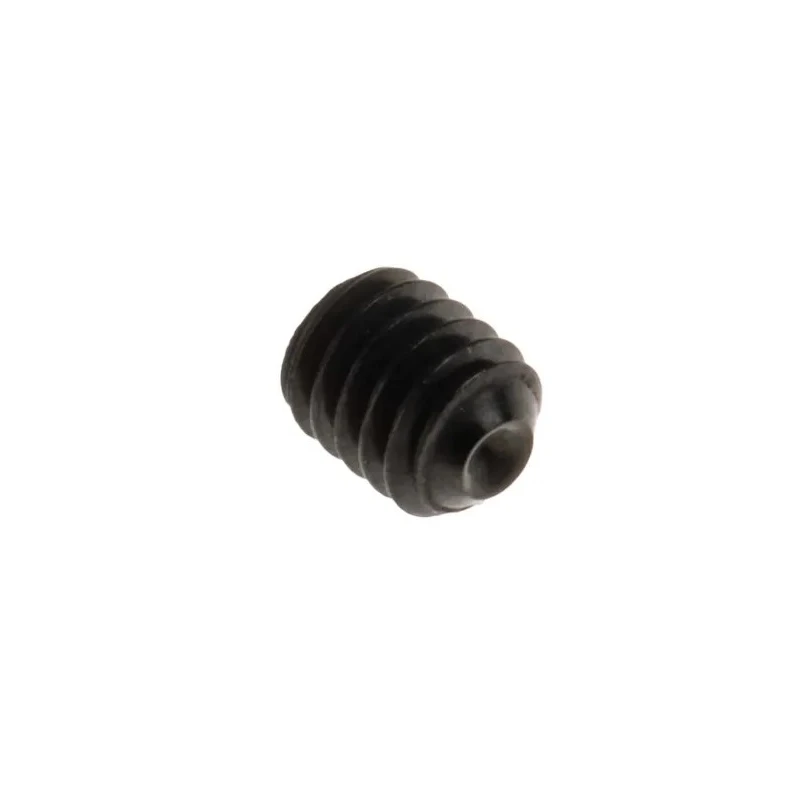 RS PRO Steel M2.5 x 3 mm Grub Screw Plain Cup Black, DIN 916 Hexagon Socket 431-993