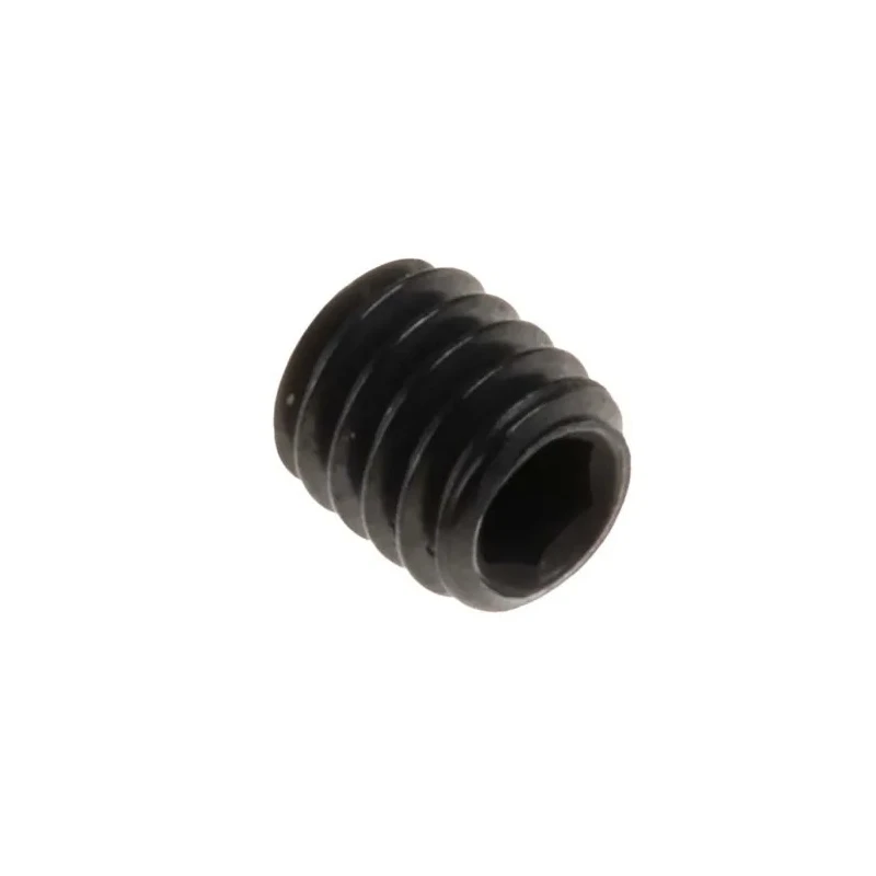 RS PRO Steel M2.5 x 3 mm Grub Screw Plain Cup Black, DIN 916 Hexagon Socket 431-993
