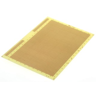 Vero Technologies Single Sided Epoxy Glass Fabric Laminate Matrix Board FR4 1.6mm Thick with 52 x 85 1.02mm Holes 03-0111