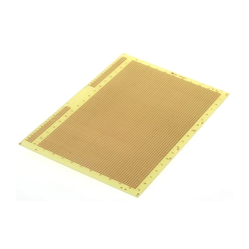 Vero Technologies Single Sided Epoxy Glass Fabric Laminate Matrix Board FR4 1.6mm Thick with 52 x 85 1.02mm Holes 03-0111