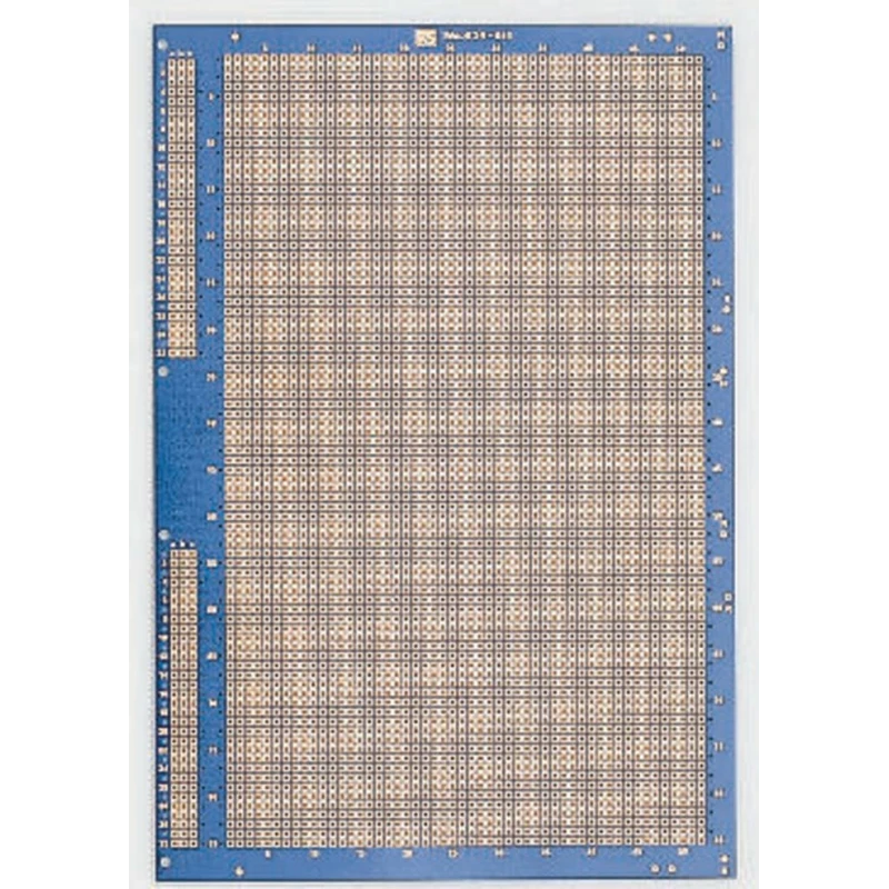 Vero Technologies Single Sided Epoxy Glass Fabric Laminate Matrix Board FR4 1.6mm Thick with 52 x 85 1.02mm Holes 03-0111