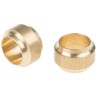 Norgren Brass Straight Compression Push-in Pipe Fitting Female British Standard Parallel Pipe G 1/4 (BSPP) 220020700