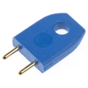 HARWIN Shorting Link Straight Male Blue Closed Top 2 Way 1 Row 5.08 mm Pitch D3086-97