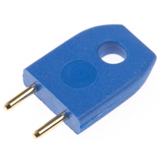 HARWIN Shorting Link Straight Male Blue Closed Top 2 Way 1 Row 5.08 mm Pitch D3086-97