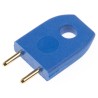 HARWIN Shorting Link Straight Male Blue Closed Top 2 Way 1 Row 5.08 mm Pitch D3086-97