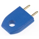 HARWIN Shorting Link Straight Male Blue Closed Top 2 Way 1 Row 5.08 mm Pitch D3086-97