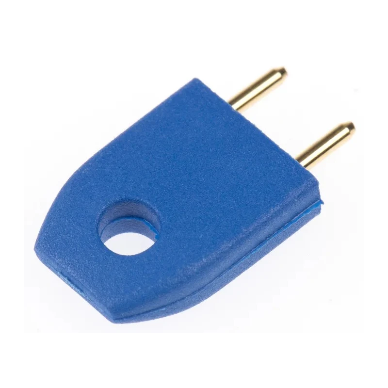 HARWIN Shorting Link Straight Male Blue Closed Top 2 Way 1 Row 5.08 mm Pitch D3086-97