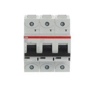 ABB High Performance S800N Miniature Circuit Breaker 3-Pole 63A Type D 690V AC, 375V DC, 6 kA 2CCS893001R0631 S803N-D63