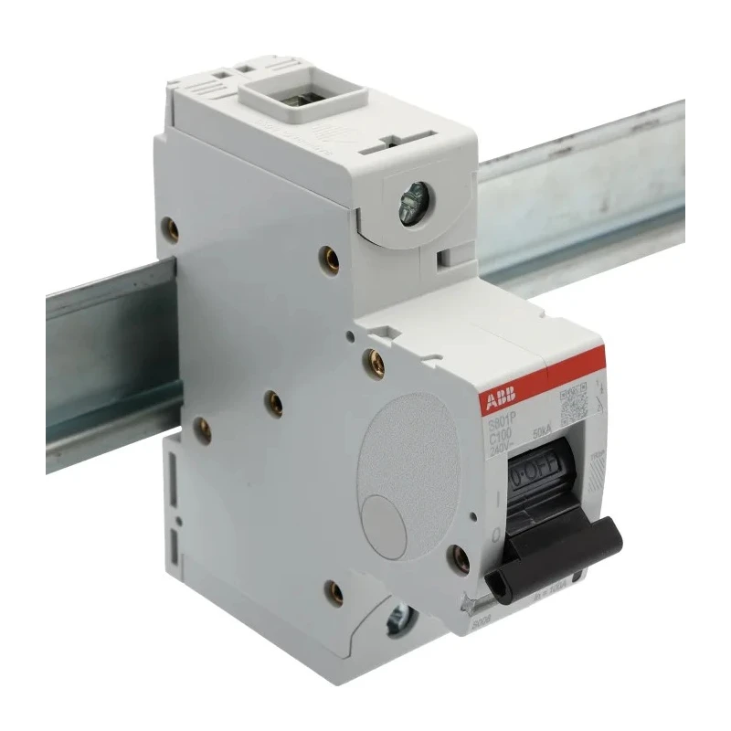 ABB High Performance S800S Miniature Circuit Breaker 1-Pole 100A Type C 690V AC 250V DC 50kA Breaking 2CCG001227R0001